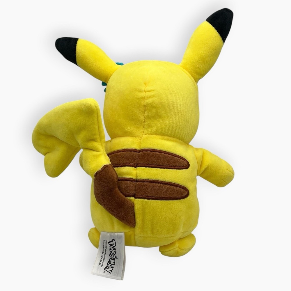 Pokemon Plush Lot Pikachu Blue Aloha Flower 2022 Mew On Suction Cup - Picture 3 of 7
